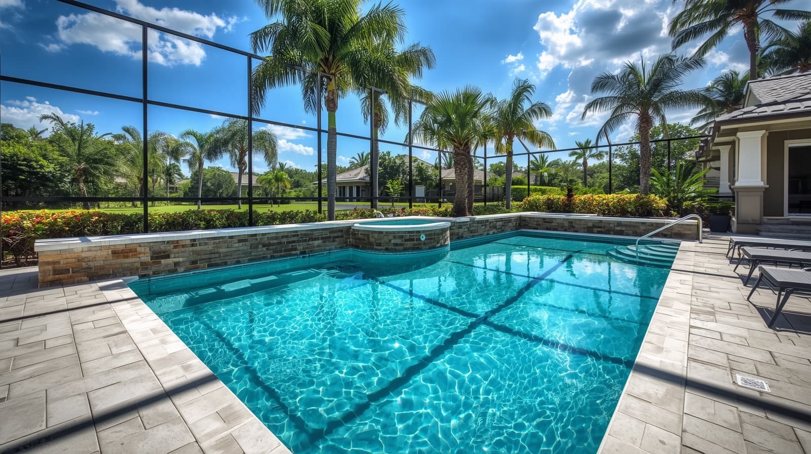 Backyard pool